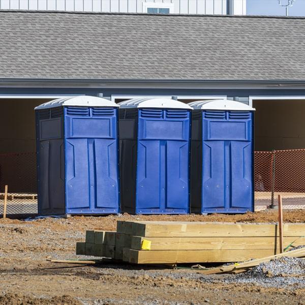 Heavy-duty construction site porta potty in Georgetown, South Carolina